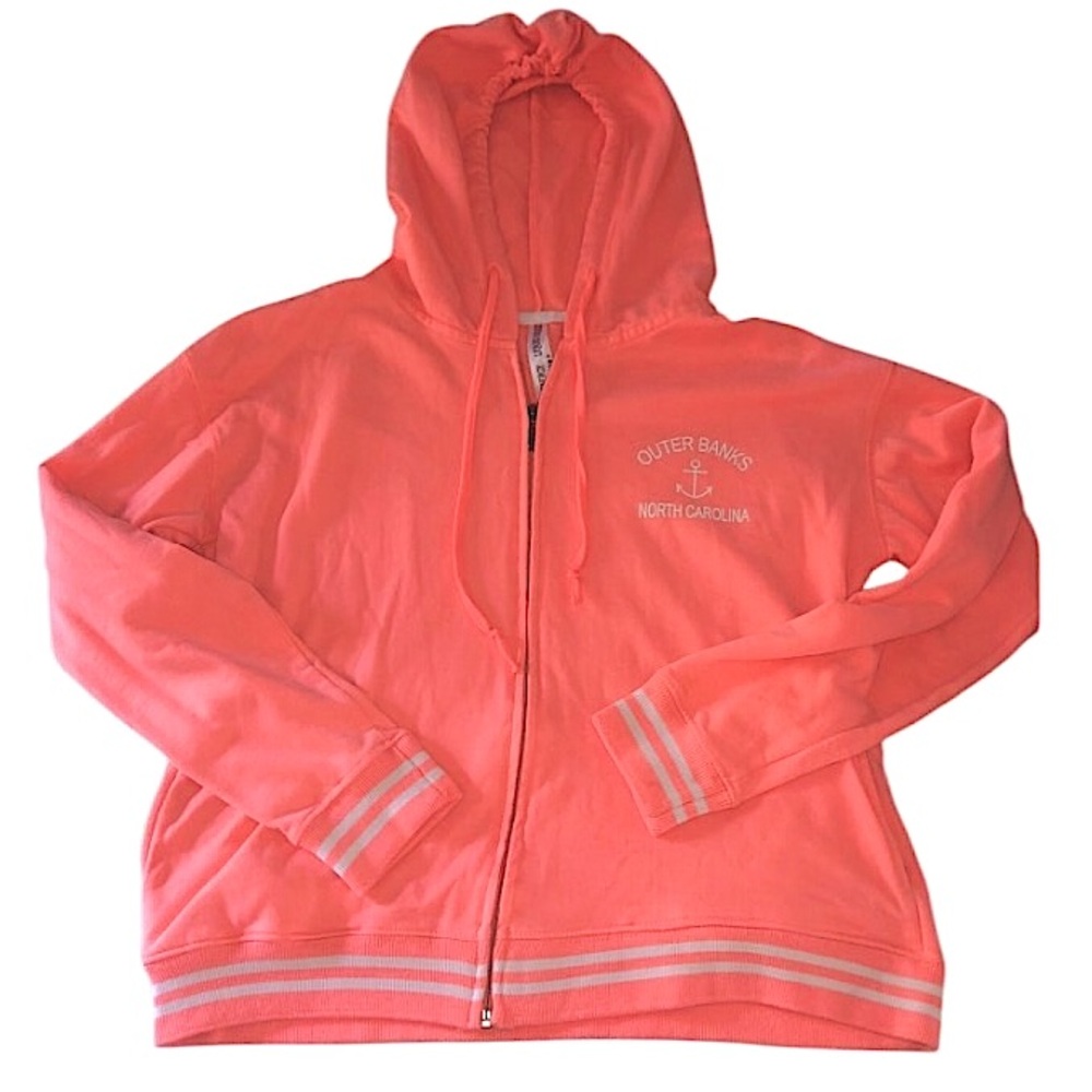 Outer banks N.C Coral Hoodie size medium
